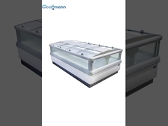 O refrigerador 1900L da exposição do supermercado da plataforma aberta automático degela uma altura de 2. 05m